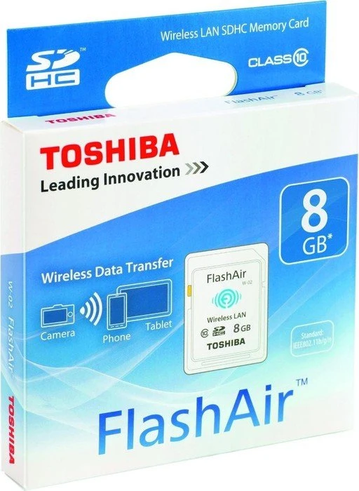 Toshiba FlashAir W-03 Wireless 8GB, Class 10