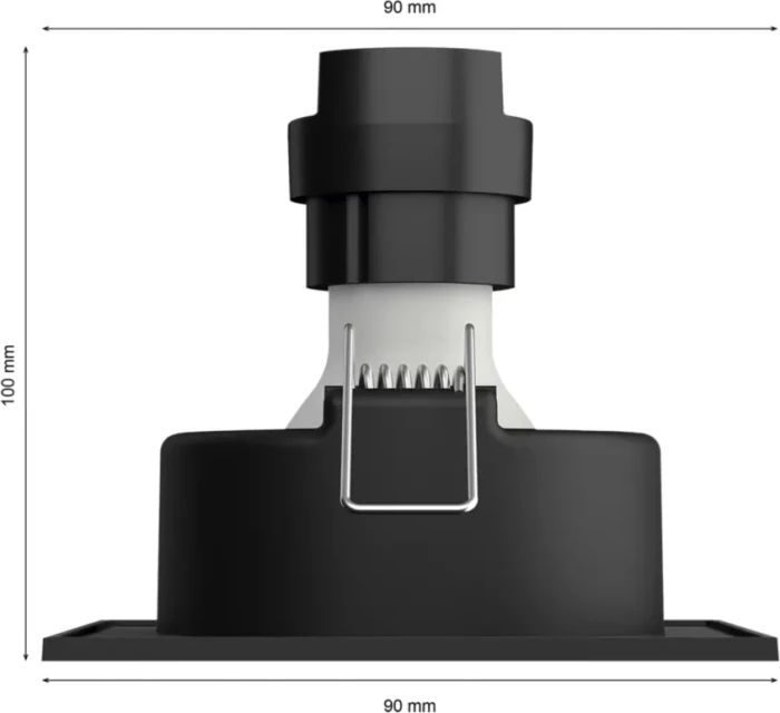 Philips Hue White and Color Ambiance Centura Einbauleuchte eckig silber