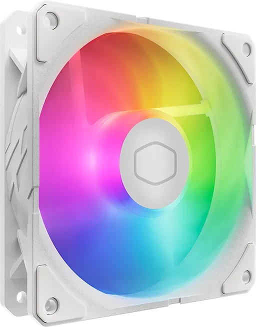 Cooler Master SickleFlow Edge 120 ARGB White Edition, weiß, LED-Steuerung, 120mm
