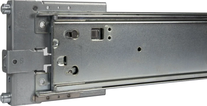 Inter-Tech Teleskopschienen, für SR-680, für 610-930mm Einbautiefen, edelstahl, 792mm, 4HE