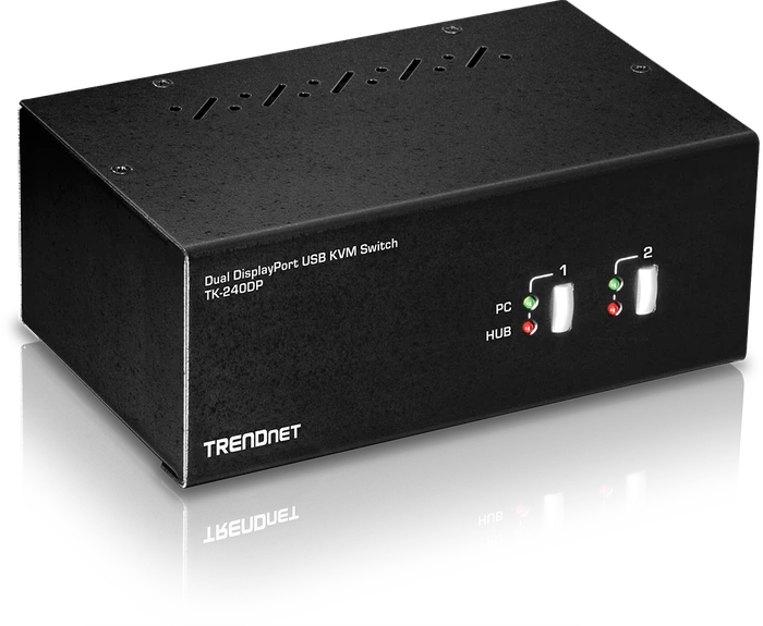 TRENDnet 2-fach Dual-DisplayPort KVM-Switch