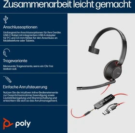 Poly Blackwire C5210 USB-C/A