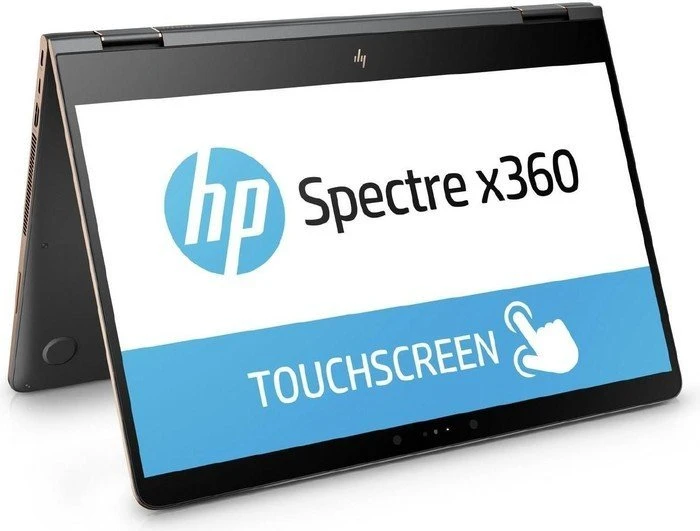 HP Spectre x360 Convertible 15-bl002ng, Dark Ash Silver, Core i7-7500U, 16GB RAM, 256GB SSD, GeForce 940M, DE