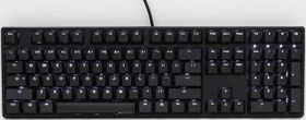 Ducky One schwarz, LEDs weiß, MX BROWN, USB, UK