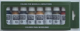 Vallejo Model Color Effects Color Series Metallic Colors Farbset, 8-tlg.