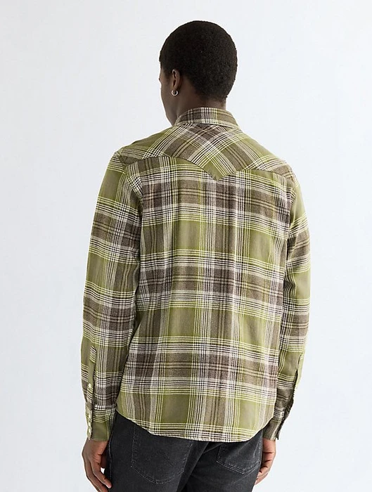 Wrangler Regular Western Hemd langarm pesto (Herren)