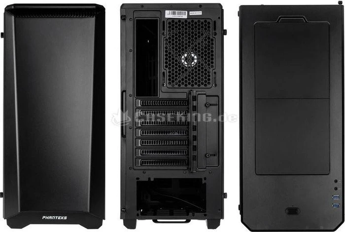 Phanteks Eclipse P400S Tempered Glass Edition schwarz, Glasfenster, schallgedämmt