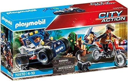 playmobil City Action Polizei-Geländewagen Verfolgung des Schatzräubers