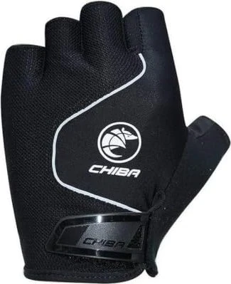 Chiba Cool Air Fahrradhandschuhe schwarz