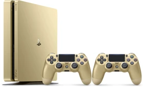 Sony PlayStation 4 Slim - 500GB inkl. 2 Controller gold