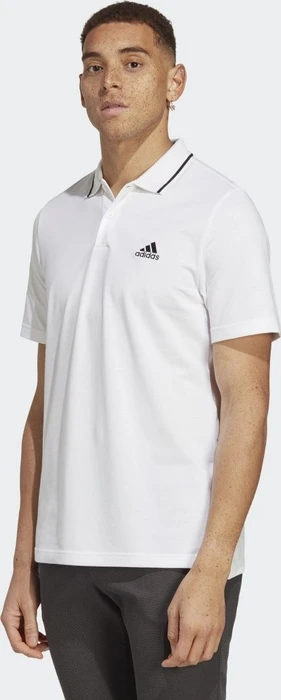 adidas Essentials Piqué Small Logo Poloshirt kurzarm weiß (Herren)