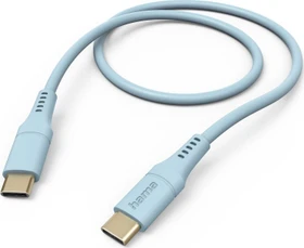 Hama Ladekabel Flexible USB-C/USB-C 1.5m Silikon blau