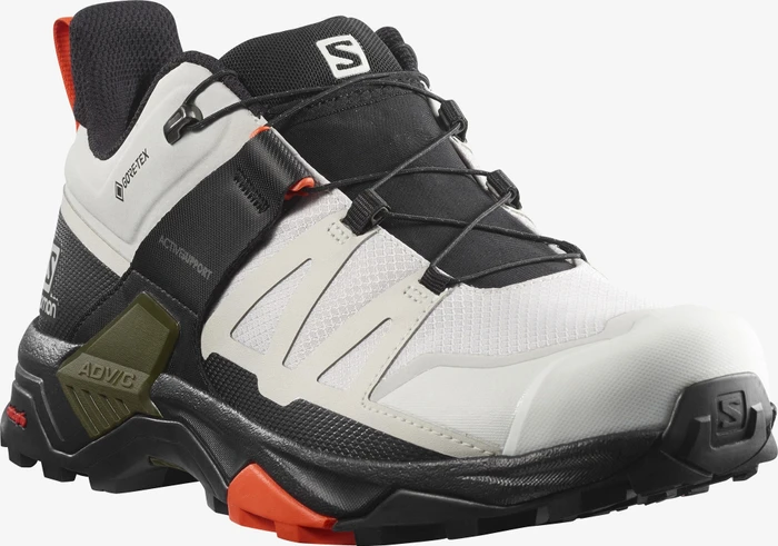 Salomon X Ultra 4 GTX lunar rock/black/cherry tomato (Herren)