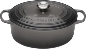 Le Creuset Signature Gusseisen Bräter oval 27cm flint