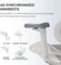 Sihoo Doro C300L Ergonomischer Bürostuhl mit Fußstütze, weiß Vorschaubild