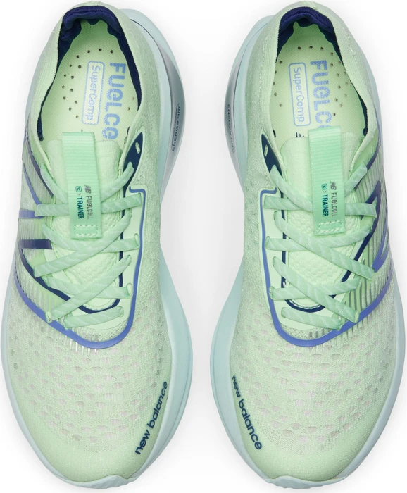 New Balance FuelCell SuperComp Trainer vibrant spring glo/light surf/vibrant violet (Damen)