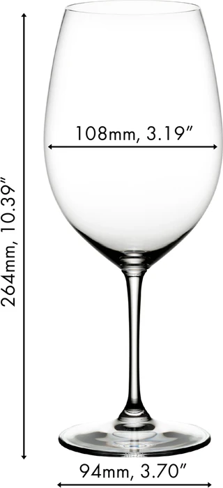 Riedel Vinum XL Cabernet Sauvignon Weinglas, 2 Stück