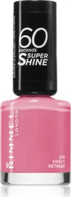 Rimmel 60 Seconds Super Shine Nagellack 270 Sweet Retreat, 8ml