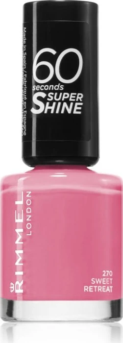 Rimmel 60 Seconds Super Shine Nagellack 270 Sweet Retreat, 8ml