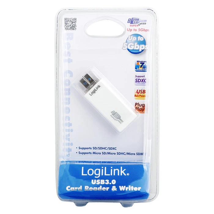 LogiLink Cardreader & Writer, USB-A 3.0 [Stecker]