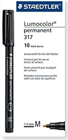 Staedtler Lumocolor 317 permanent orange, 10er-Pack