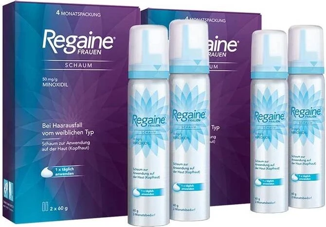 Regaine Frauen 50 mg/g Schaum, 240g (4x 60g)