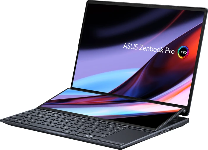 ASUS ZenBook Pro 14 Duo OLED UX8402VV-P1084X, Tech Black, Core i9-13900H, 32GB RAM, 1TB SSD, GeForce RTX 4060, DE