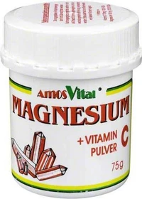 AmosVital Magnesium + Vitamin C Pulver, 75g