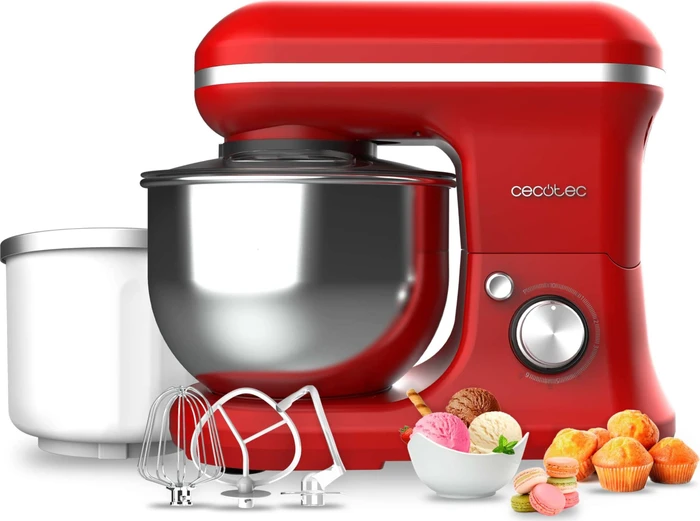 Cecotec Cecomixer Merengue 1200 Ice-Cream red
