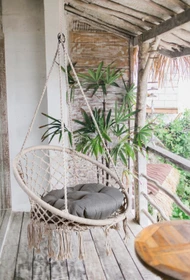 Garden Pleasure Barbuda Hängesessel beige