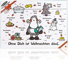 Accentra Sheepworld Ohne Dich ist Weihnachten doof Adventskalender