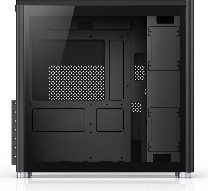 Jonsbo D40, schwarz, Glasfenster