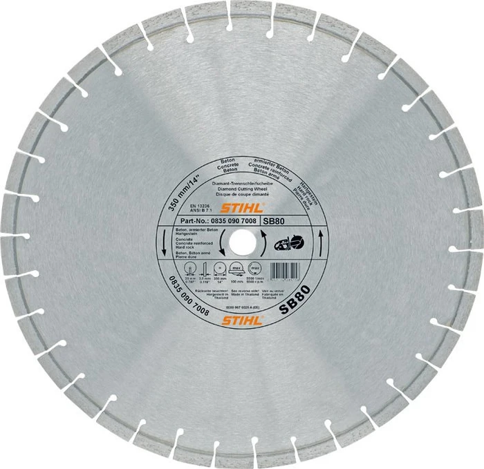 Stihl D-SB90 Diamanttrennscheibe, 350mm, 1 Stück