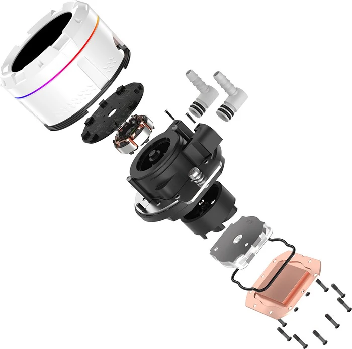 ID-Cooling Space LCD SL240 White
