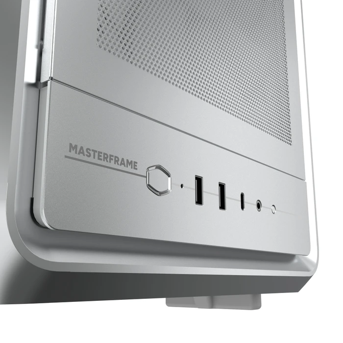 Cooler Master MasterFrame 500 Mesh ARGB, silber, Glasfenster