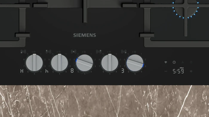 Siemens iQ700 ER7A6RH40 Gas-Kochfeld autark