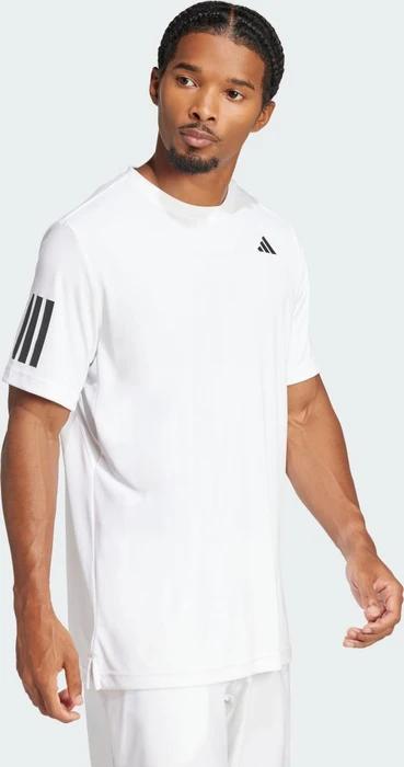 adidas Club Tennis Climacool 3-Streifen Funktionsshirt kurzarm weiß (Herren)