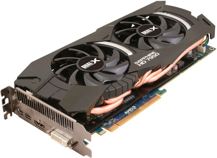 Sapphire Radeon HD 7950 Boost Dual-X, 3GB GDDR5, DVI, HDMI, 2x mDP, full retail