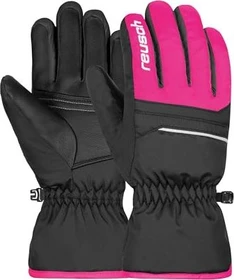 Reusch Alan Skihandschuhe black/pink glo (Junior)