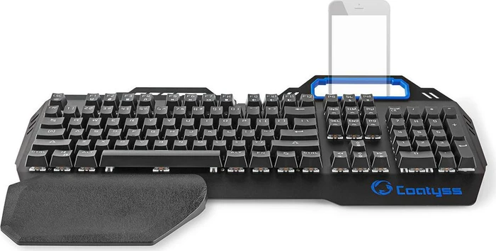 Nedis Coatyss Mechanische Gaming Tastatur, LEDs RGB, Gaote Outemu BLUE, USB, US