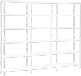 Schulte Lagertechnik PowerMAX Schwerlastregal 360x230x35cm weiß