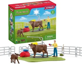 Schleich Farm World - Kuh Waschstation