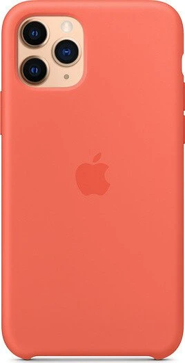 Apple Silikon Case für iPhone 11 Pro Clementine