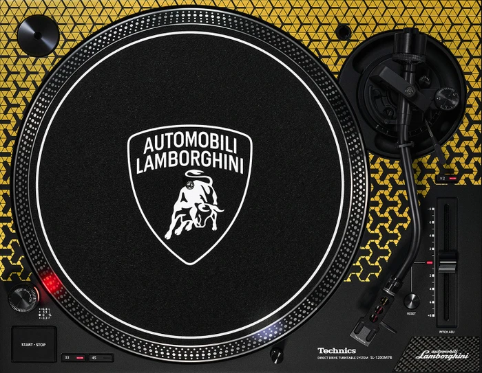 Technics SL-1200M7B Special Edition Lamborghini gelb