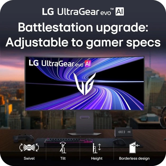 LG UltraGear evo AI OLED GX9 45GX950B-B, 44.5"