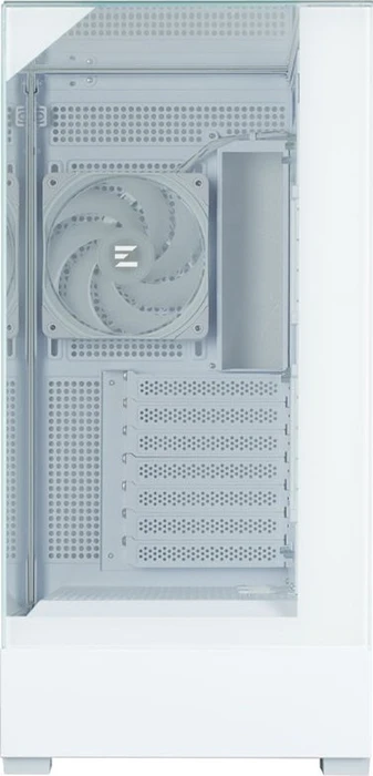 Zalman P40 Prism White, weiß, Glasfenster