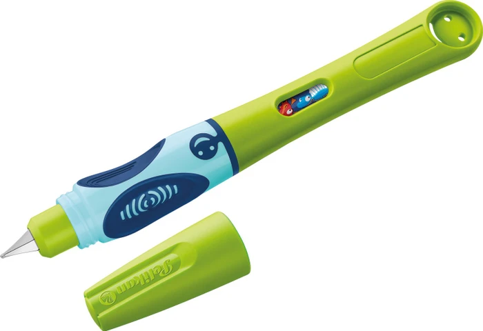 Pelikan griffix 4 green, linke Hand, Faltschachtel