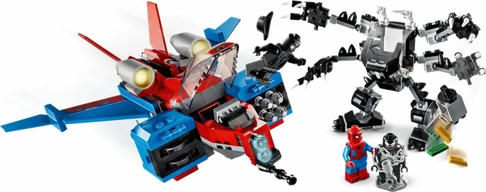 LEGO Marvel Super Heroes Spielset - Spiderjet vs. Venom Mech