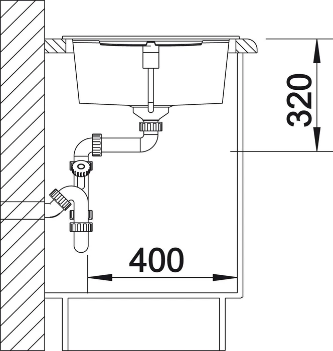 Blanco Metra XL 6 S Einbau Becken reversibel mit Ablauffernbedienung anthrazit
