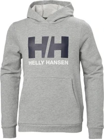 Helly Hansen HH Logo 2.0 Hoodie grey melange (Junior)